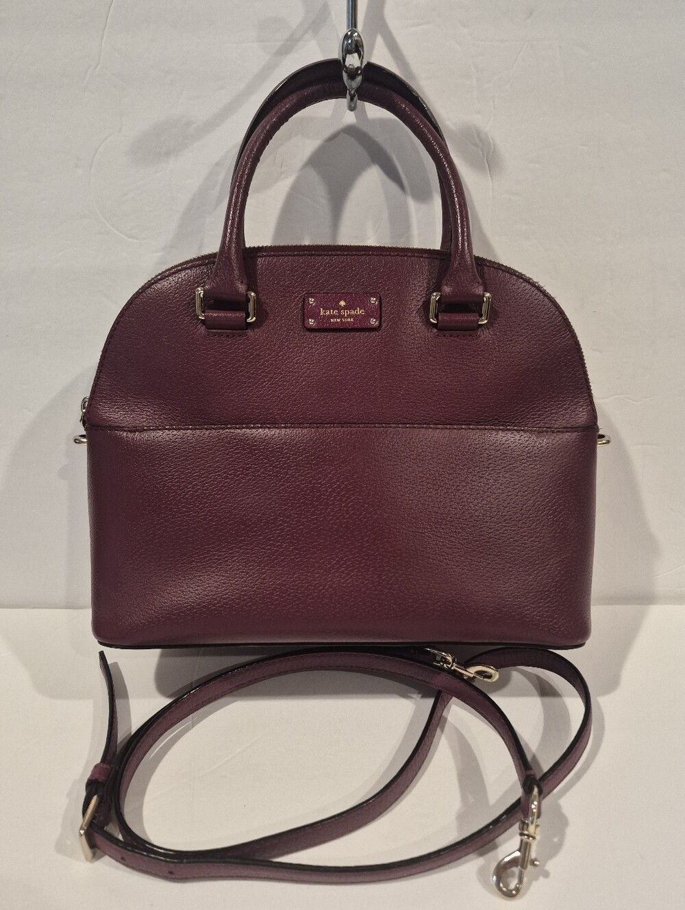 Kate Spade NY Grove Street Carli Pebbled Leather Domed Crossbody/Satchel